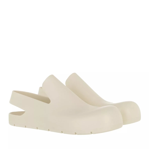 Bottega Veneta Puddle Salon Sandals White Slide