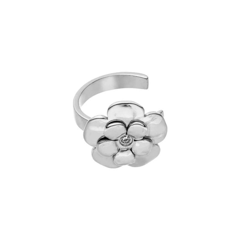 Purelei Ohrstecker Earcuff Flower silber