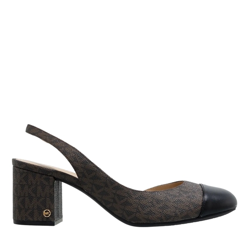 MICHAEL Michael Kors Pump Perla Flex Sling Pump Blk/Brown