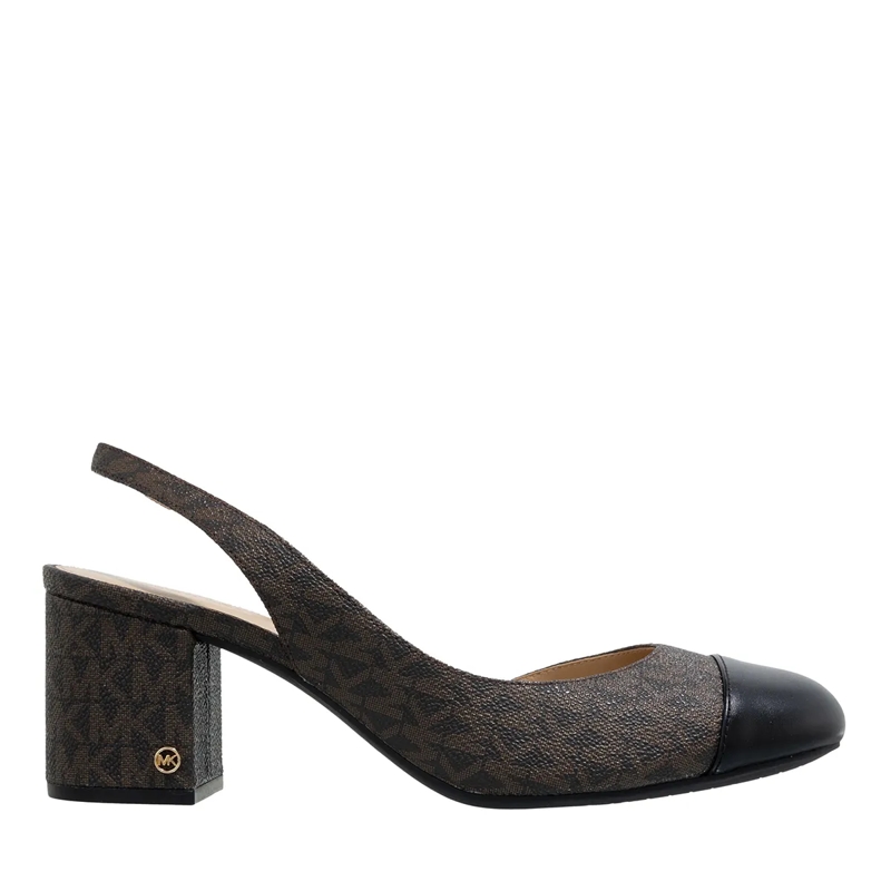 MICHAEL Michael Kors Pumps Perla Flex Sling Pump Blk/Brown