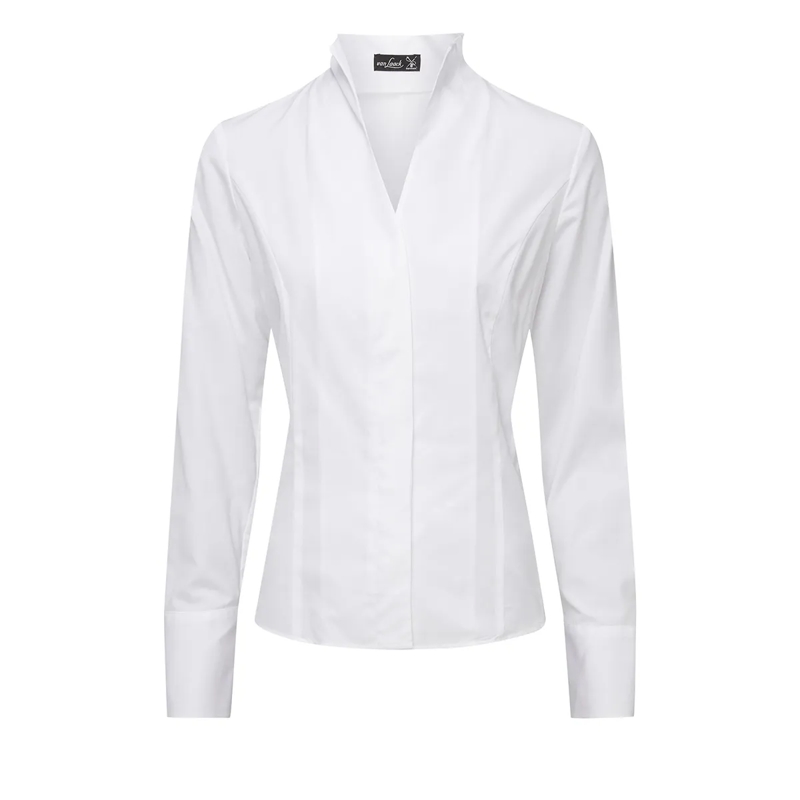 VAN LAACK Bluse Bluse Modern Fit Uni weiss