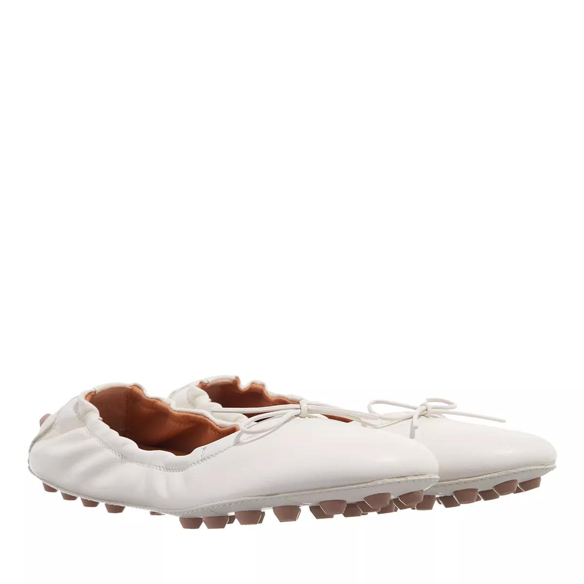 Tod%27s Loafers & Ballerinas - Ballerinas Bubble In Leather - Gr. 37,5 (EU) - in Creme - für Damen