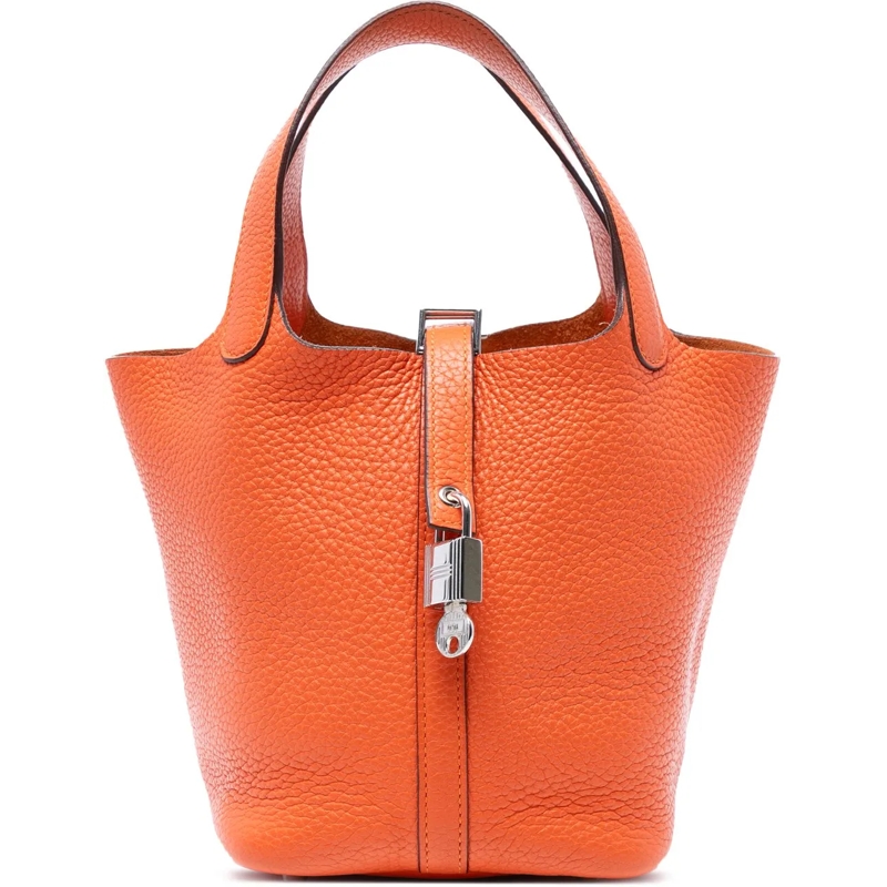 Hermès Tote Clemence Picotin Lock 18 orange