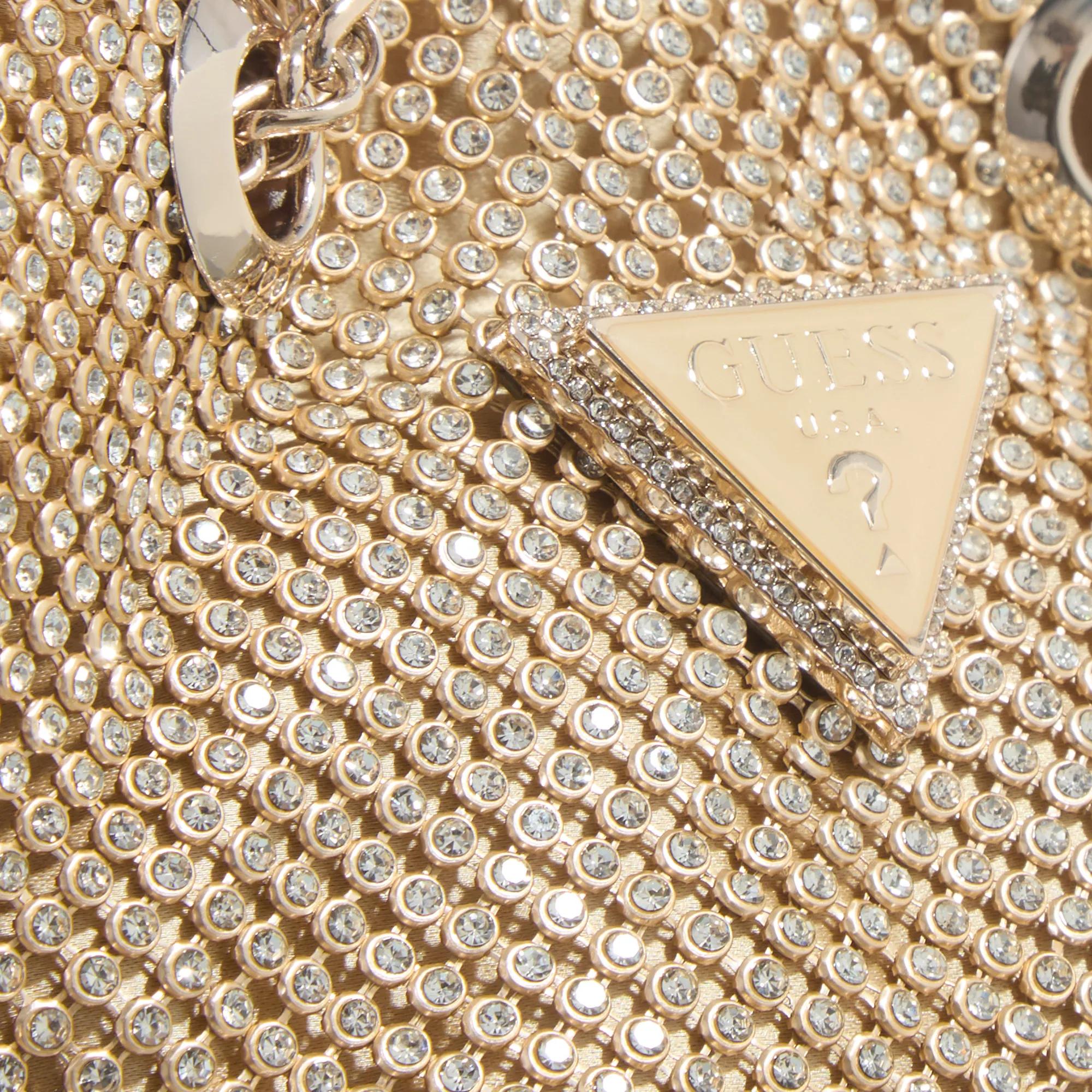Guess Pochettes Zalina Pouch in goud