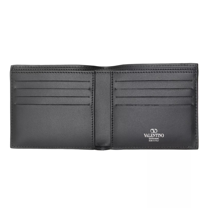 Valentino Garavani Wallet Black Bi Fold Portemonnaie