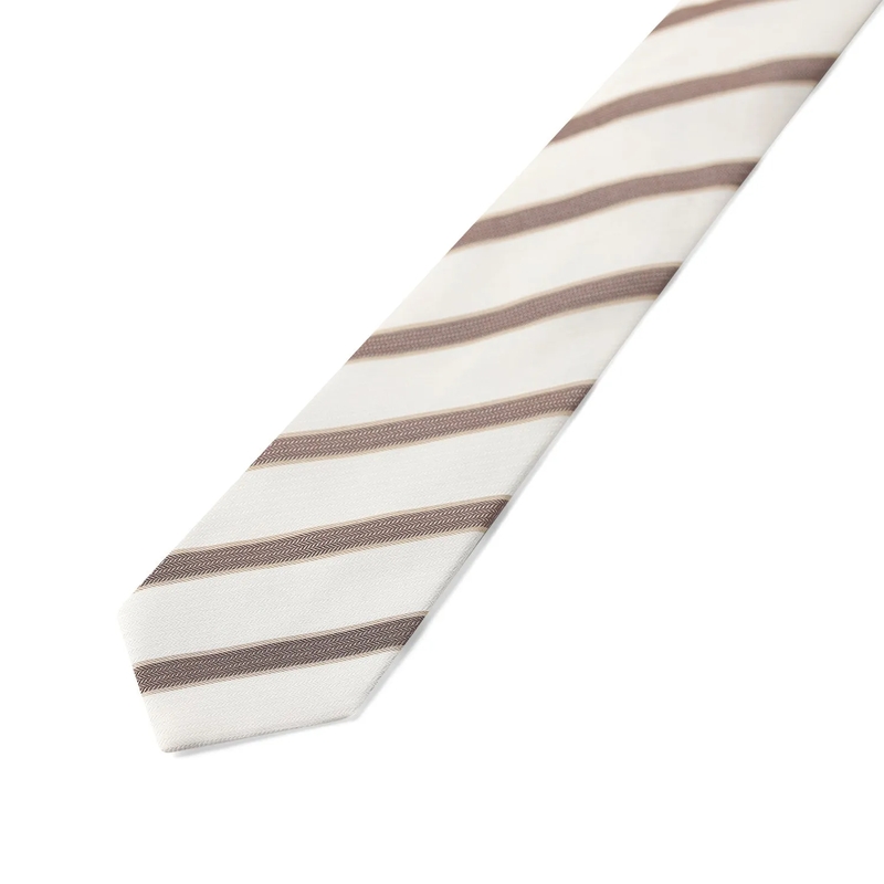 windsor. Stropdas Krawatte aus Seiden-Mix braun(Image 3)