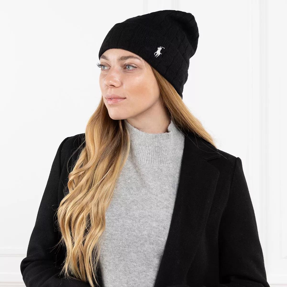 Black polo cheap beanie