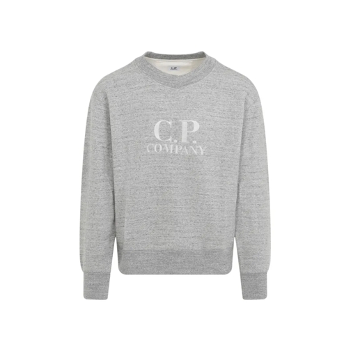 CP Company Truien Gray Cotton Crewneck Sweatshirt Grey