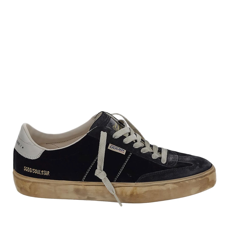 Golden Goose Low-Top-Sneaker Soul-Star Sneakers Black