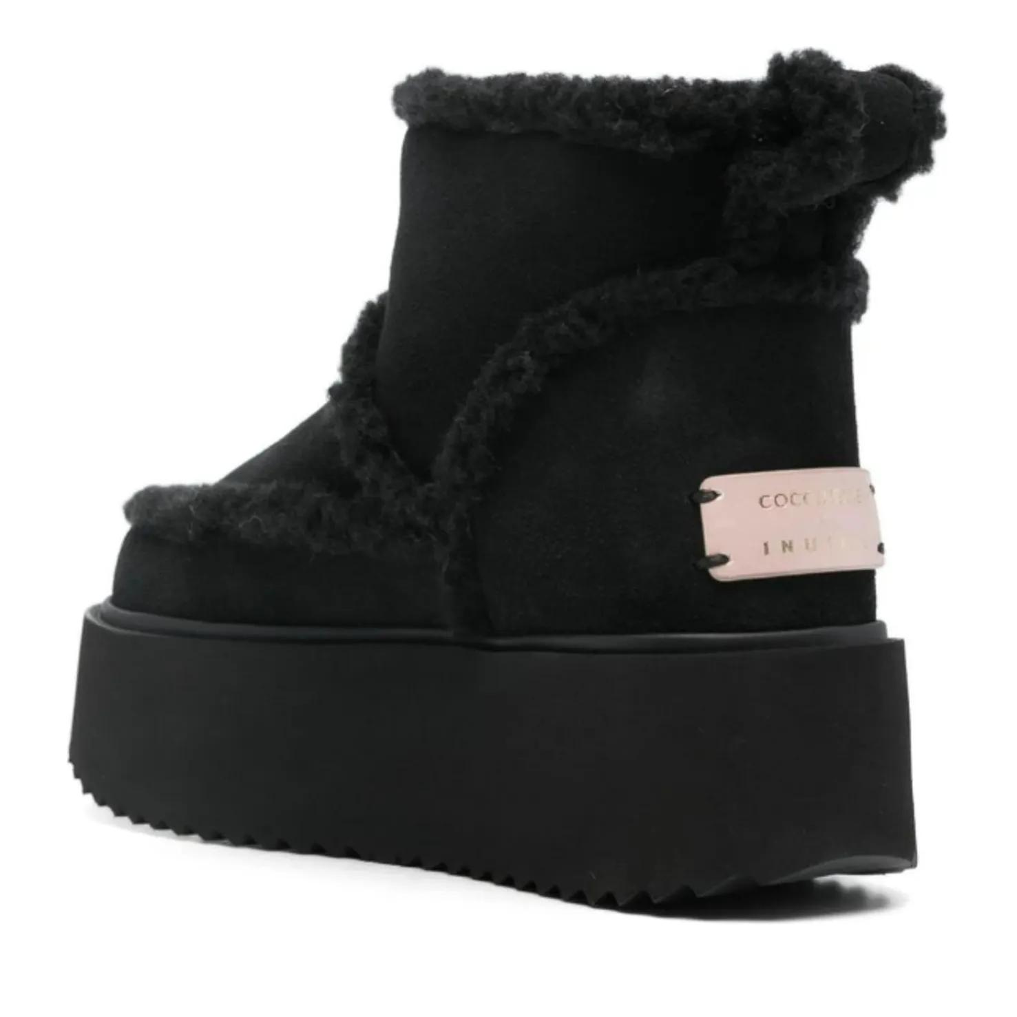Thumbnail - INUIKII Winterboots - Classic Low Shearling - Gr. 39 (EU) - in Schwarz - für Damen