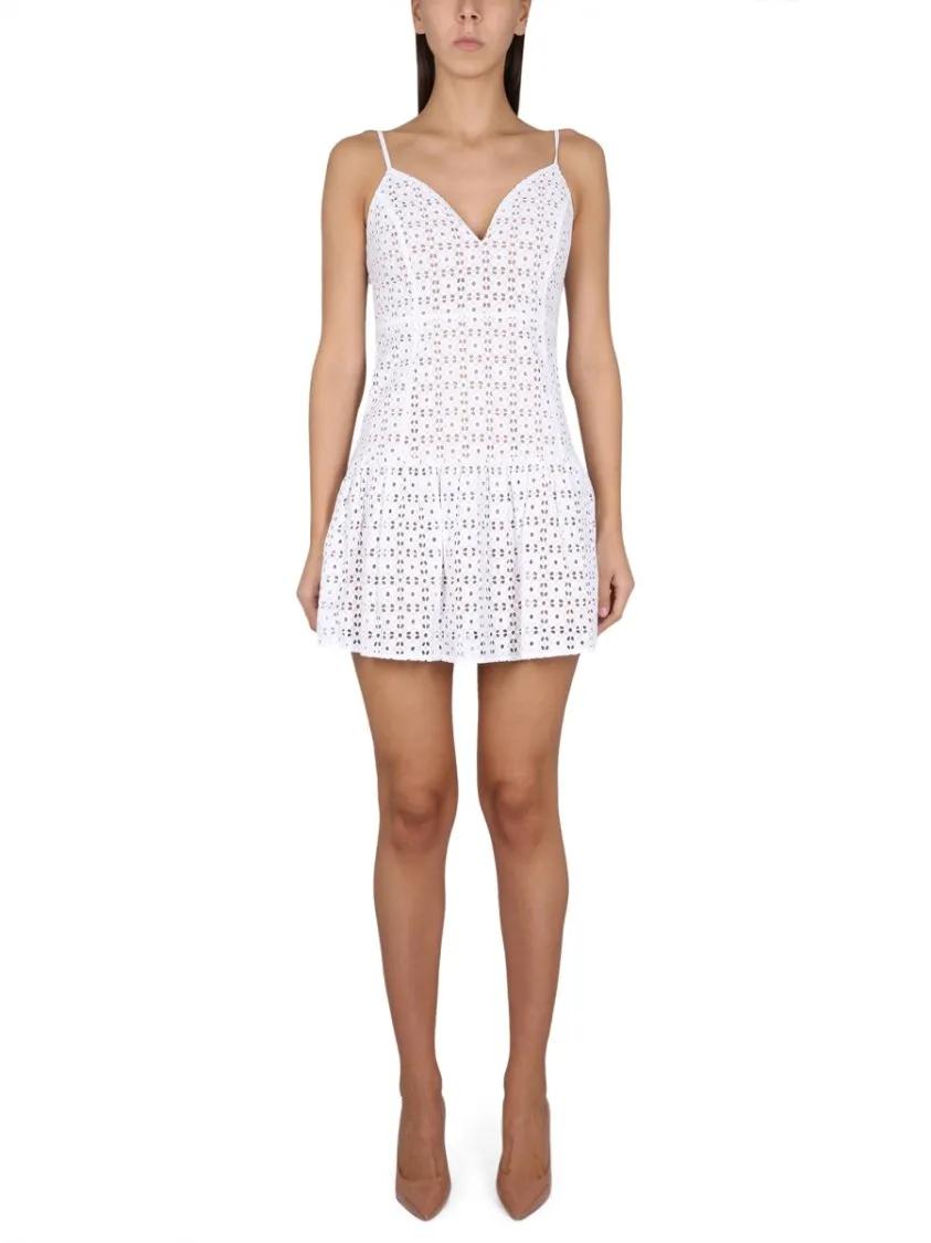 Thumbnail - Michael Kors - Eyelet Dress - Größe 2 - weiß