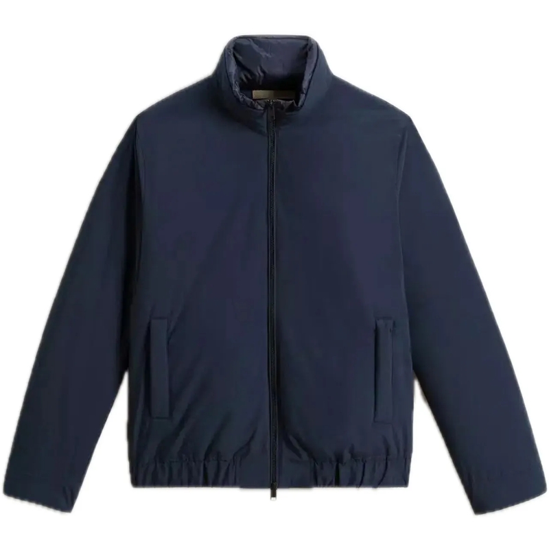 Woolrich Doudoune Cloud Lewis Bomber Melton Blue blau