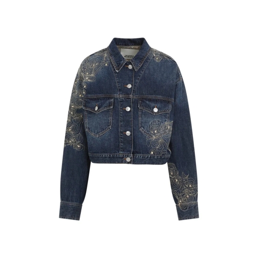 Isabel Marant Jeansjassen Isleya Denim Blue Cotton Jacket Blue