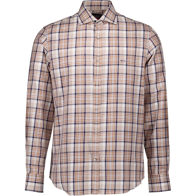 Paul & Shark  Paul & Shark  Lange Mouw Overhemden Ruit 13313010j mehrfarbig