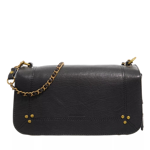 Jerome Dreyfuss Bobi Noir Goatskin Crossbodytas