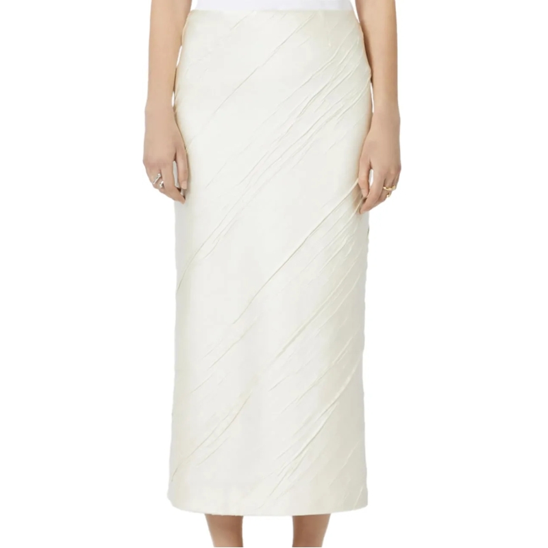 Sportmax Midirock Skirts Ivory weiß