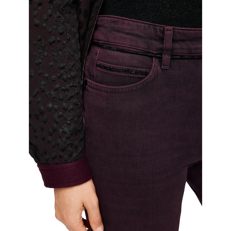 Marc Cain Wide leg jeans Jeans FENDOU winetasting(Image 5)