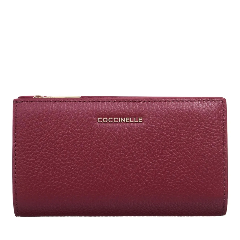 Coccinelle Bi-Fold-Portemonnaie Metallic Soft Ribes