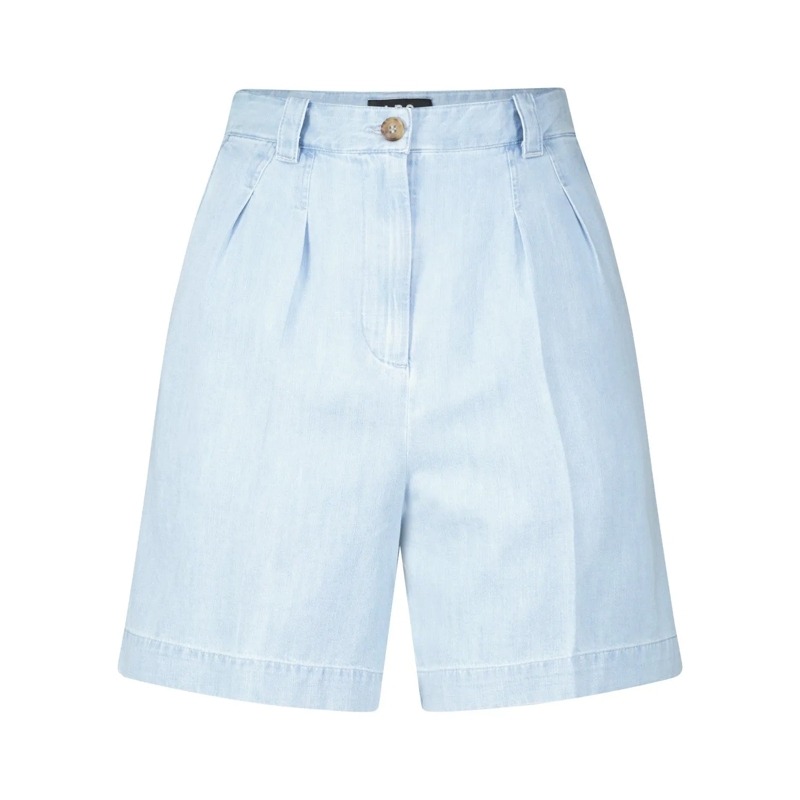 A.P.C. Short en jean Shorts Nola im Denimstyle Hellblau