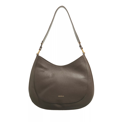 Coccinelle Sole Coffee Hobo Bag