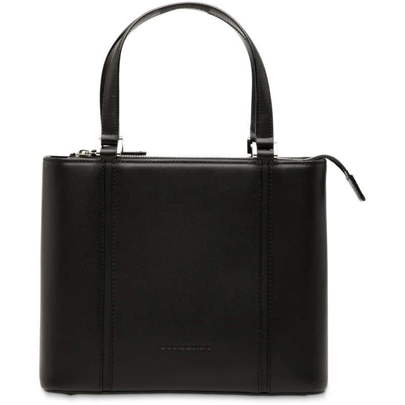 Burberry Tote Leather Handbag schwarz