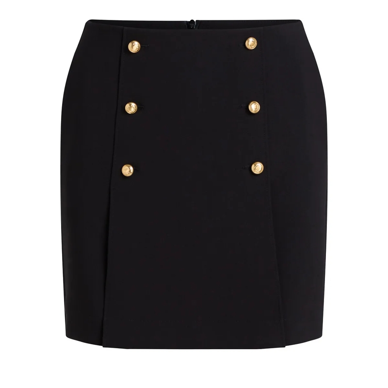 Karl Lagerfeld Minirock Rock mit Kn�pfen schwarz