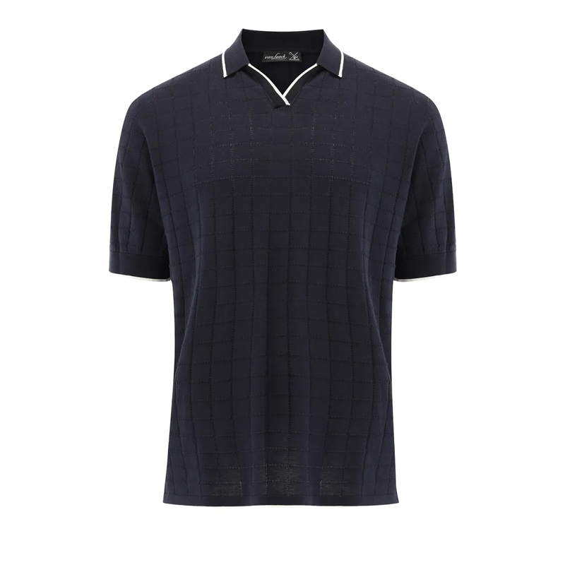 VAN LAACK  Poloshirt Uni blau