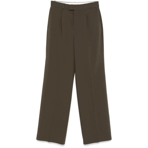 Róhe  Single-Pleated Trousers Brown