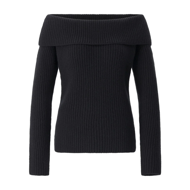 Iris von Arnim Pullover Pullover Glinara aus Kaschmir Schwarz