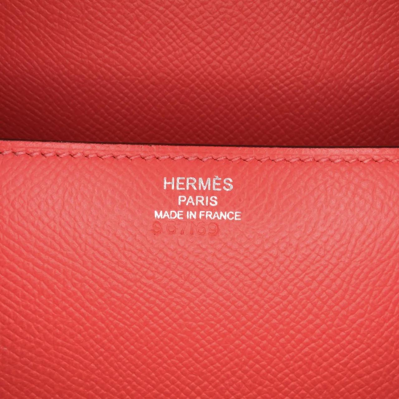 Thumbnail - Hermès Clutches - Epsom Cherche Midi Clutch 22 - Gr. unisize - in Rot - für Damen