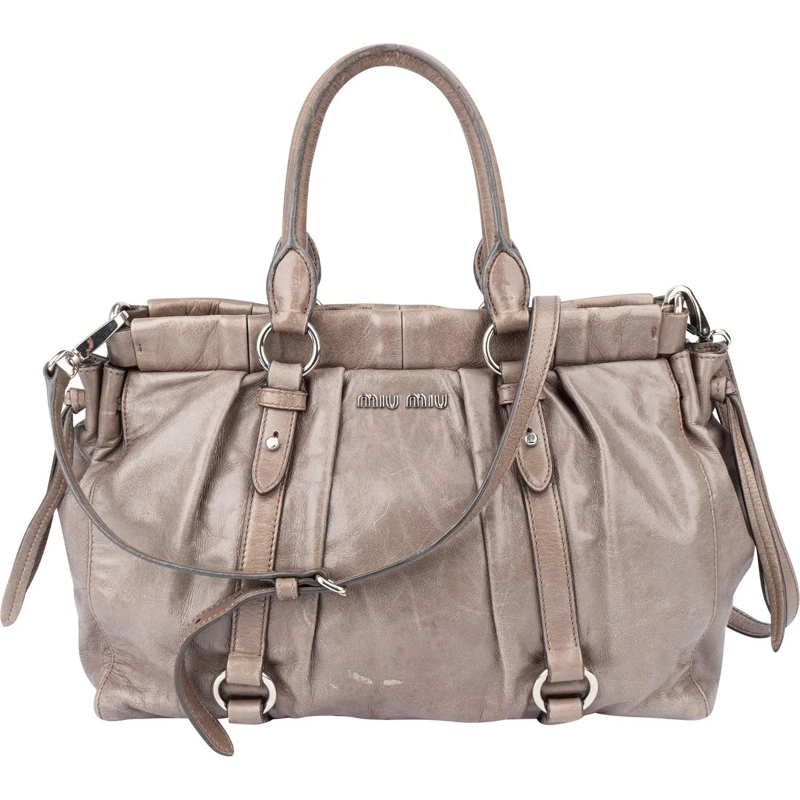 Miu Miu Tote Miu Miu Classic Leather City Handbag mehrfarbig