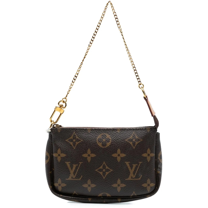 Louis Vuitton Tote Monogram Mini Pochette Accessoires braun
