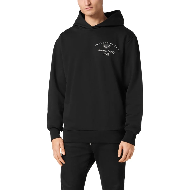 Philipp Plein Top Kapuzen-Sweatshirt schwarz(Image 3)