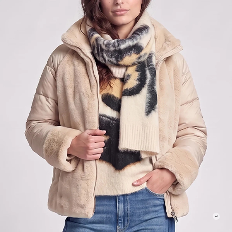 Marc Aurel Blazer Jacke- überschnittener Raglanärmel- mit Paspelt beige(Image 3)