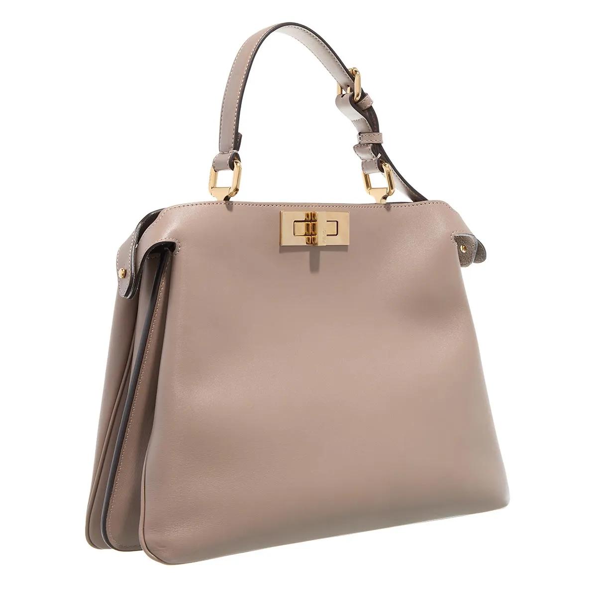 Fendi Shoppers & Totes Peekaboo Soft in taupe