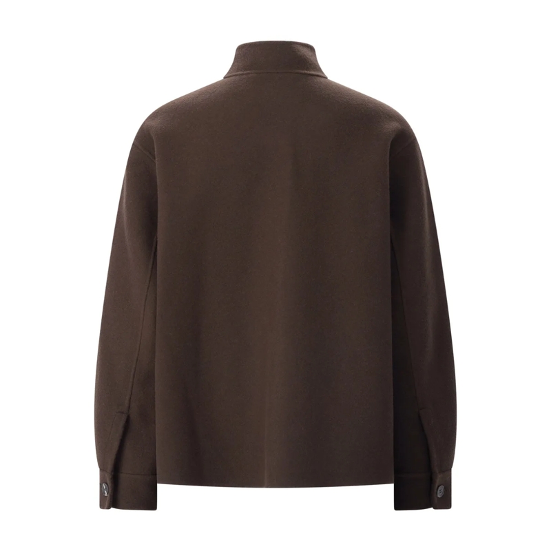 Lis Lareida Veste de transition Jacke aus Woll-Mix braun(Image 3)