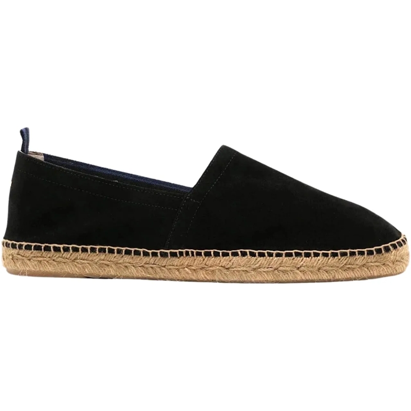Castaner Sneaker basse Pablo T-186 Suede Espadrilles schwarz