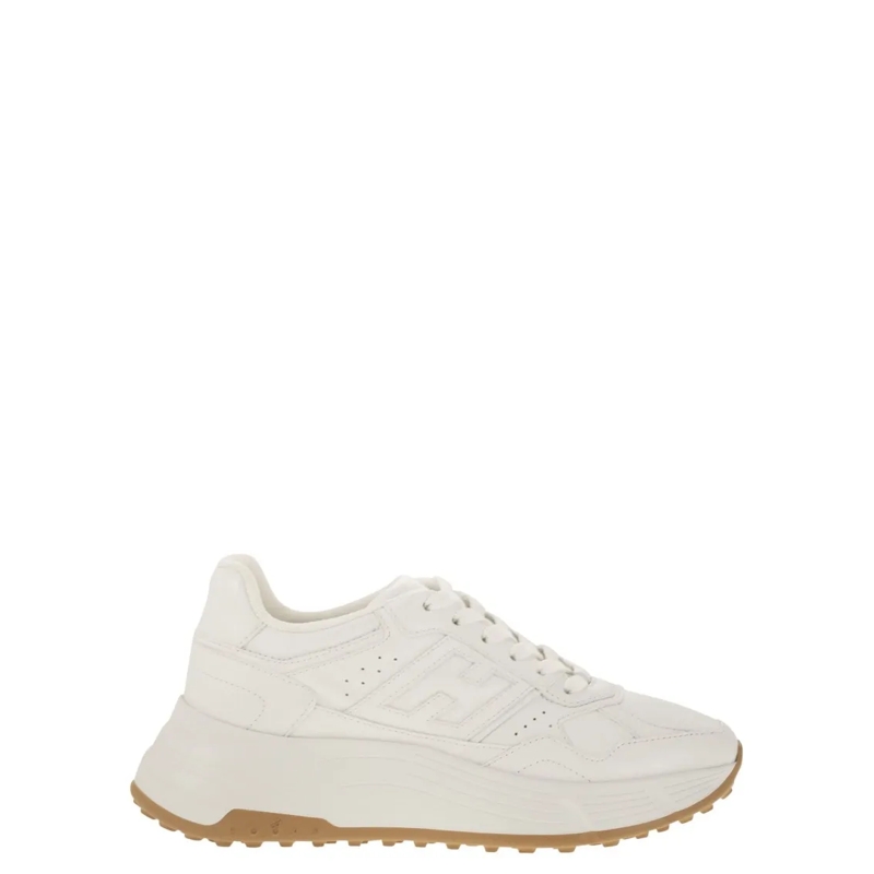 Hogan Lage-top sneaker H669 - Hi-Fi Leather Trainers White