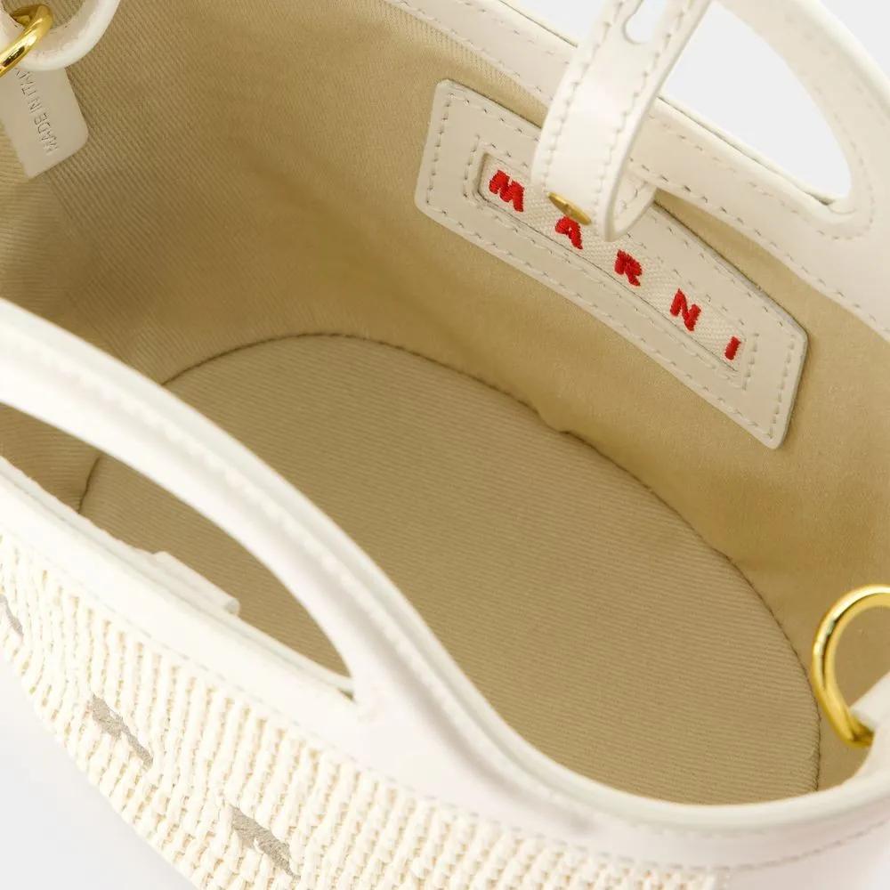Marni Totes & shoppers Tropicalia Micro in wit
