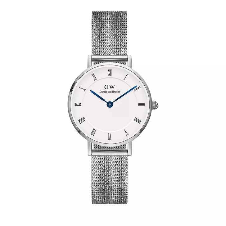 Daniel Wellington Watch DW PETITE Roman Numerals 28 Sterling S White silver Quartz Watch