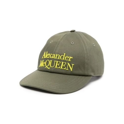 Alexander McQueen Hut Hat With Logo Green