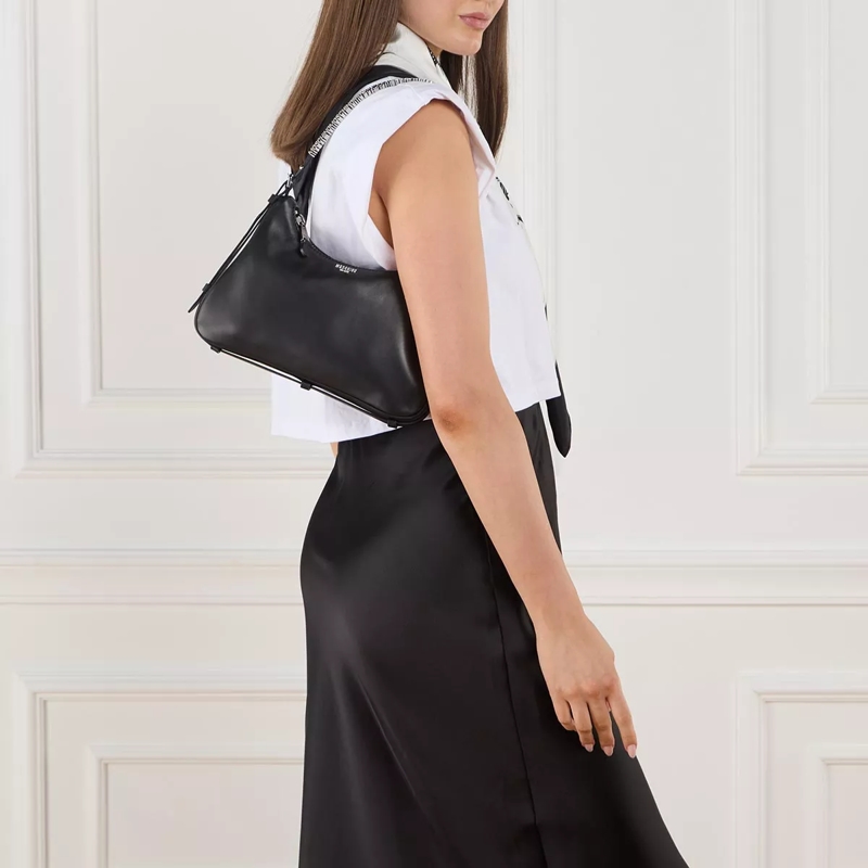 Moschino Hobo Bag Mini Lettering Nero(Image 2)