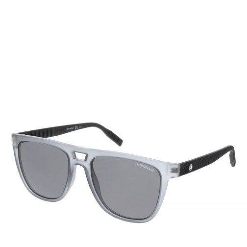 Montblanc MB0063S-003 55 Man Injection Grey-Black-Grey Sunglasses