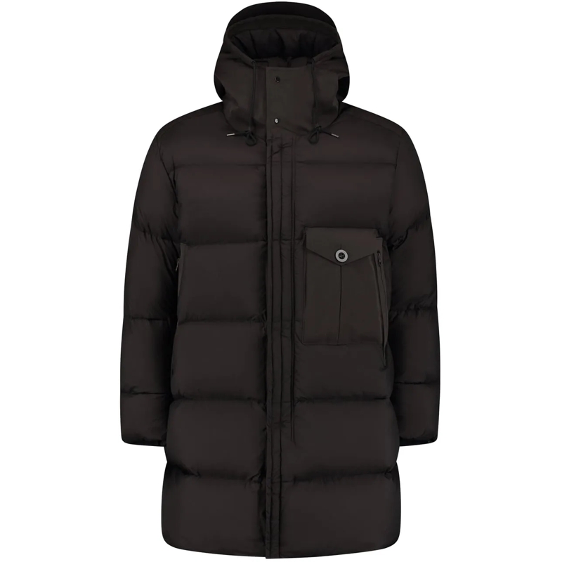 Ten C Daunenjacke Cyclone Combo Down Parka braun