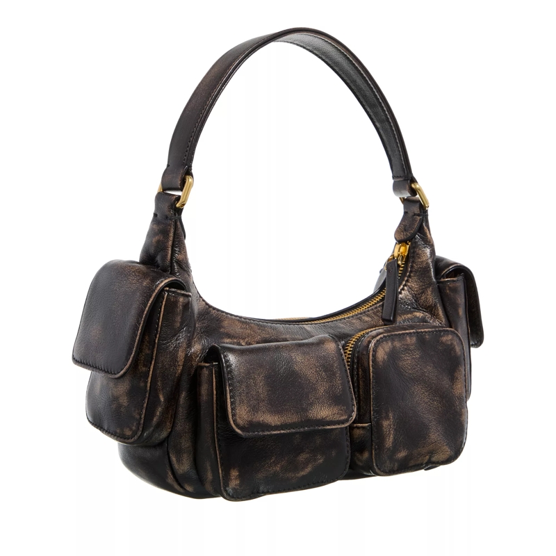 Miu Miu Hobo Bag Nappa Vintage Old Pocket Sabbia Caffee(Image 3)