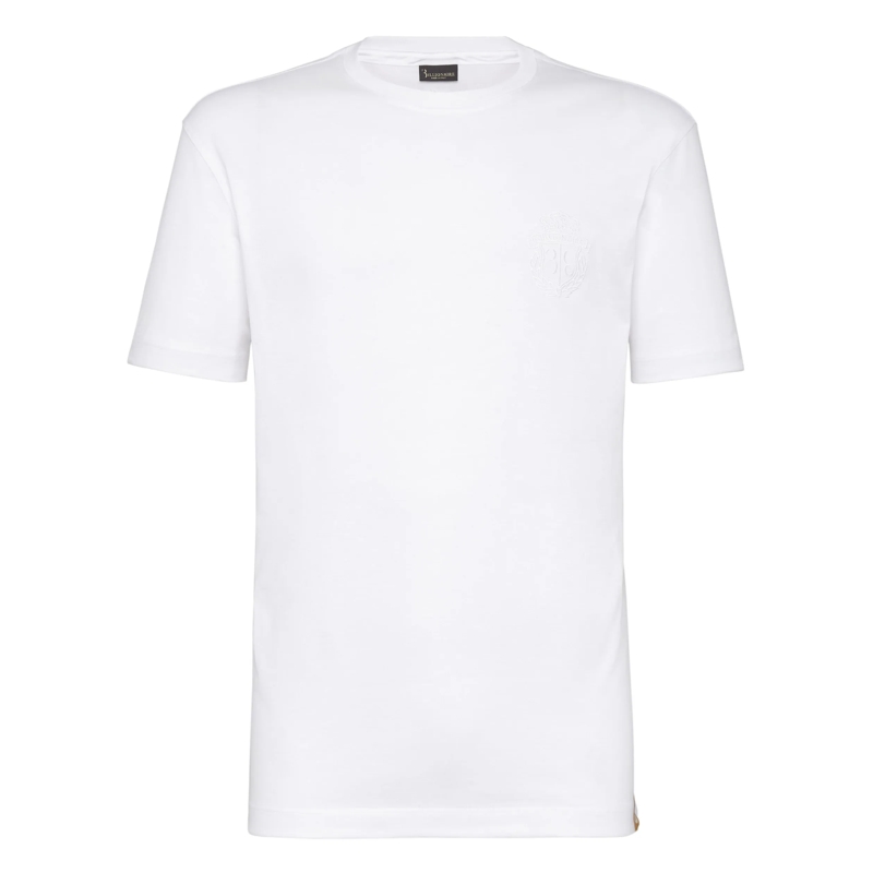 BILLIONAIRE T-Shirt T-Shirt Crest weiss