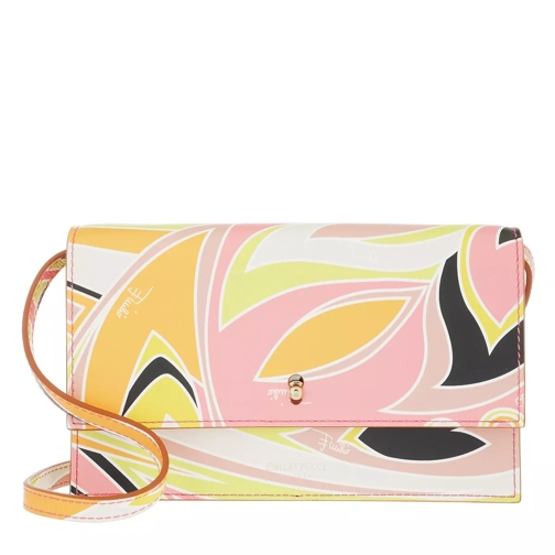 Emilio Pucci Wallet Dinamica  Rosa/Giallo Wallet On A Chain