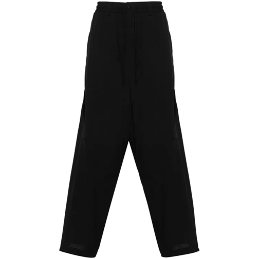 Y-3 Black Paneled Pants Black 