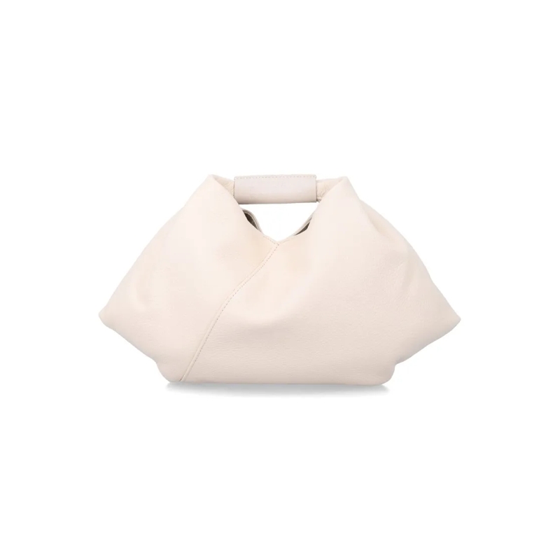 MM6 Maison Margiela Crossbody Bag Grainy Leather Japanese Bag Neutrals