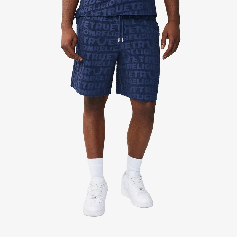 True Religion Shorts Shorts TERRY dunkel-blau(Image 6)